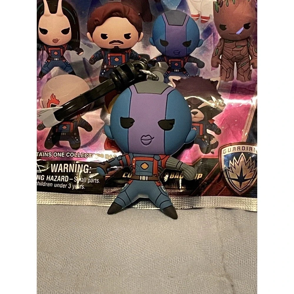 NEW Guardians of the Galaxy Vol. 3 Monogram 3D‎ Figural Keychain Bag Clip Nebula